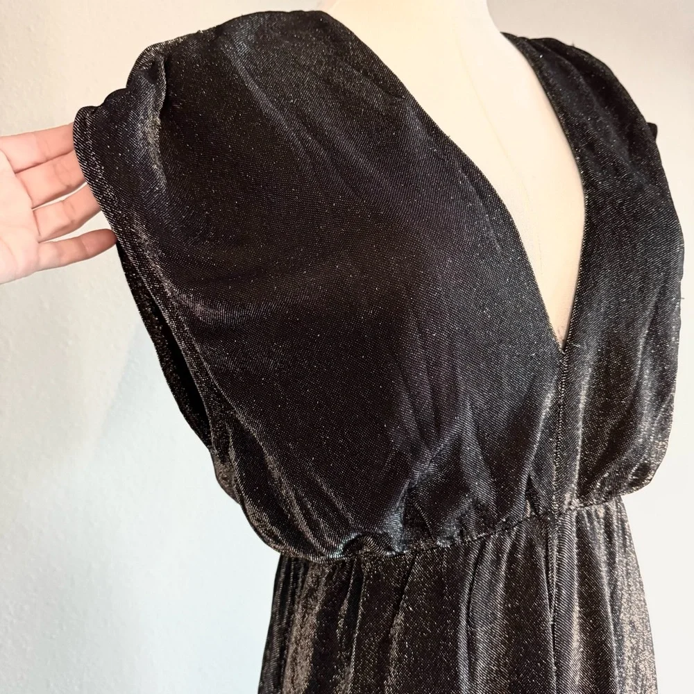 By Together Black Metallic Jumpsuit for Cocktail Nights - Picture 3 of 7